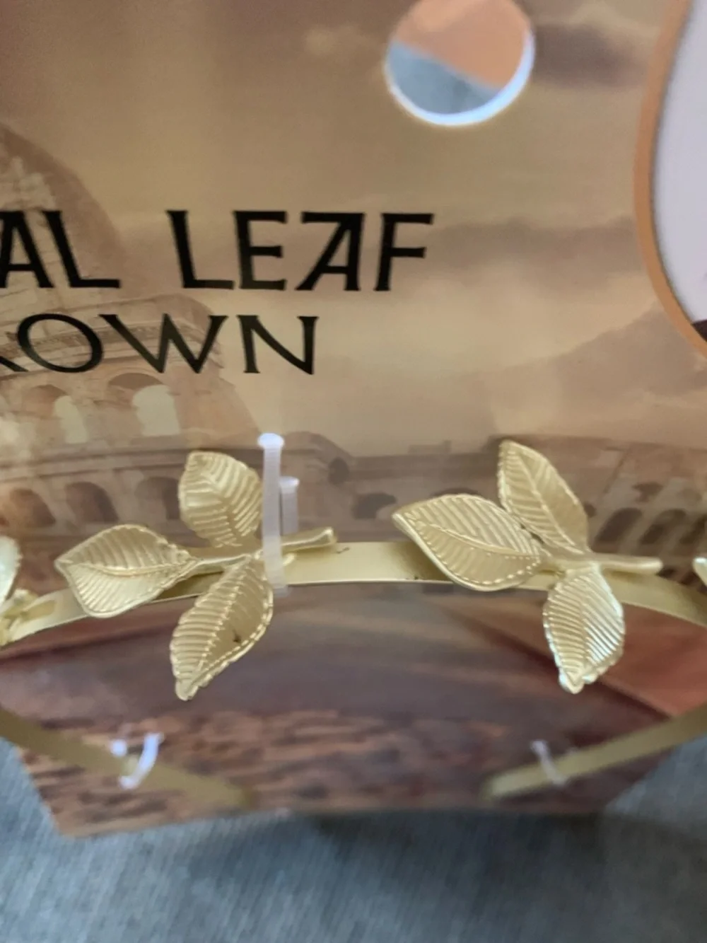 Spirit Metal Leaf Crown - Gold Headband